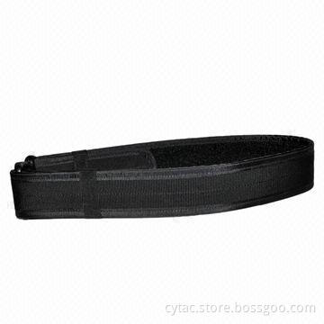 Black nylon web police duty belt